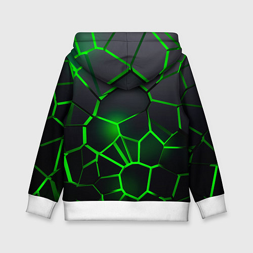 Детская толстовка Skoda 3D плиты с подсветкой / 3D-Белый – фото 2