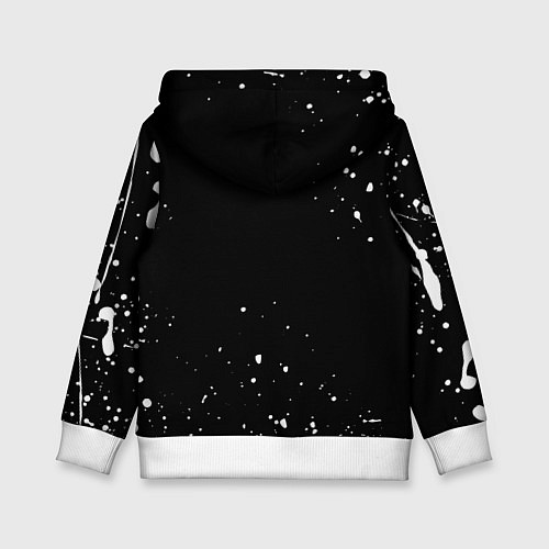 Детская толстовка ONE PIECE ВАН ПИС ЧЕРЕП БРЫЗГИ КРАСОК / 3D-Белый – фото 2
