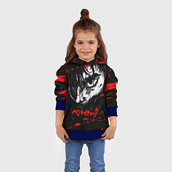 Толстовка-худи детская ГАТС БЕРСЕРК BERSERK, цвет: 3D-синий — фото 2