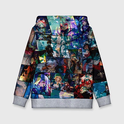 Детская толстовка Kaeya Genshin Impact / 3D-Меланж – фото 2