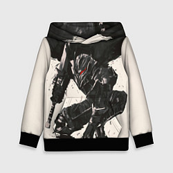 Толстовка-худи детская BERSERK ILLUSTRATION БЕРСЕРК, цвет: 3D-черный