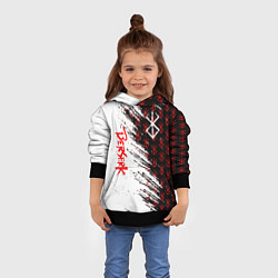 Толстовка-худи детская Berserk Anime, цвет: 3D-черный — фото 2