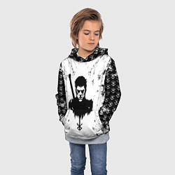 Толстовка-худи детская Берсерк Berserk, цвет: 3D-меланж — фото 2