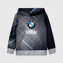 Толстовка-худи детская BMW Logo, цвет: 3D-меланж
