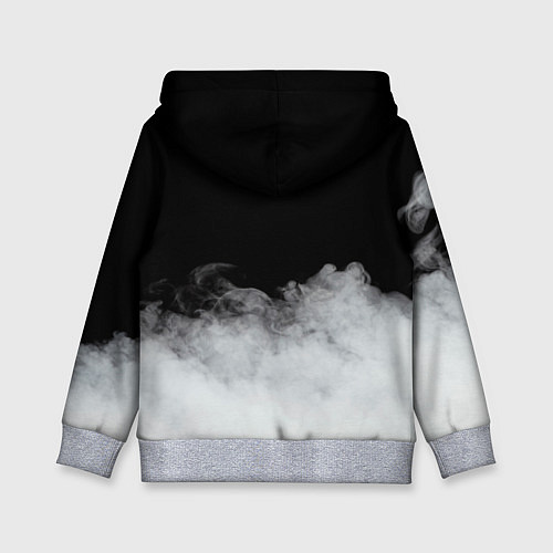 Детская толстовка Mercedes-Benz Облака / 3D-Меланж – фото 2