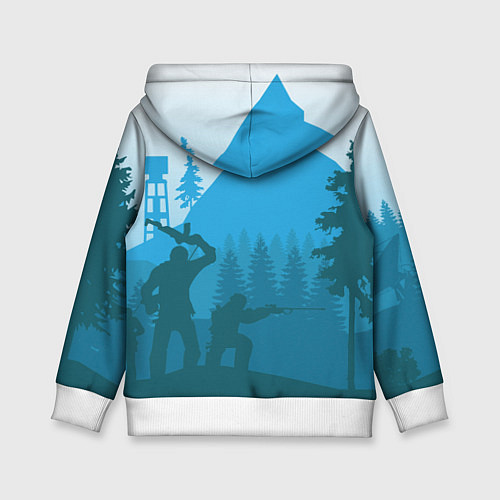 Детская толстовка Выживалка Раст / 3D-Белый – фото 2