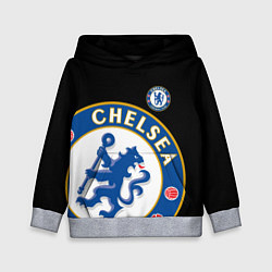 Толстовка-худи детская ЧЕЛСИ CHELSEA BIG LOGO, цвет: 3D-меланж