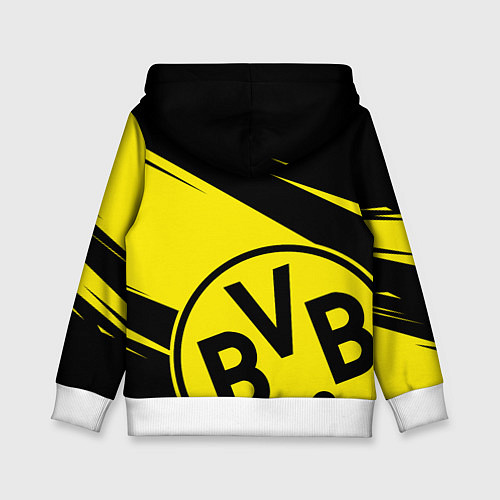 Детская толстовка BORUSSIA BVB 09 LOGO / 3D-Белый – фото 2