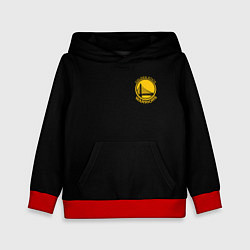 Толстовка-худи детская GOLDEN STATE WARRIORS BLACK STYLE, цвет: 3D-красный
