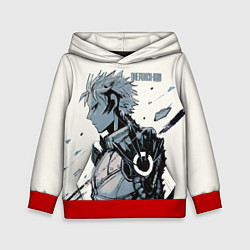 Толстовка-худи детская One Punch-Man Генос, цвет: 3D-красный