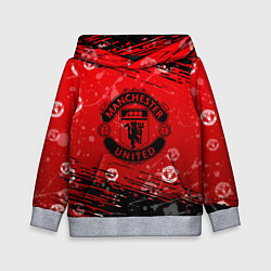 Толстовка-худи детская Manchester United: Возвращения Ronaldo, цвет: 3D-меланж