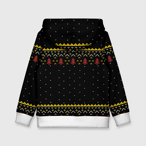 Детская толстовка БЕННЕТ НОВОГОДНИЙ / 3D-Белый – фото 2