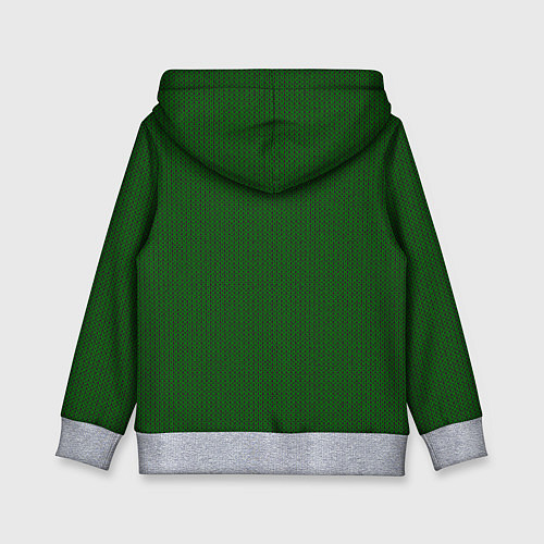 Детская толстовка Вязанный олень / 3D-Меланж – фото 2