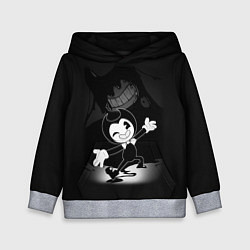 Толстовка-худи детская BENDY - БЕНДИ ИГРА, цвет: 3D-меланж