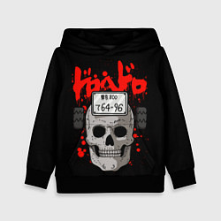 Толстовка-худи детская Дорохедоро - маска Эбису, цвет: 3D-черный