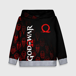 Толстовка-худи детская GOD OF WAR HEROES ГЕРОИ, цвет: 3D-меланж