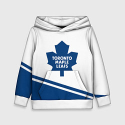 Толстовка-худи детская Toronto Maple Leafs Торонто Мейпл Лифс, цвет: 3D-белый