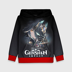 Толстовка-худи детская ГенШин - игра с открытым миром, цвет: 3D-красный