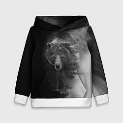 Толстовка-худи детская EVIL BEAR, цвет: 3D-белый