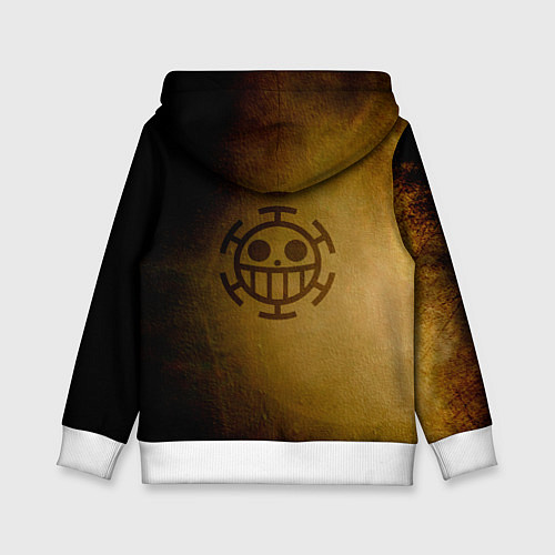Детская толстовка Трафальгар Ло One Piece c нодати / 3D-Белый – фото 2