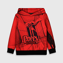 Толстовка-худи детская Poppy Playtime: Red Room, цвет: 3D-черный