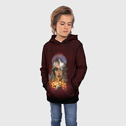 Толстовка-худи детская Цирилла The Witcher, цвет: 3D-черный — фото 2