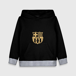 Толстовка-худи детская Golden Barca, цвет: 3D-меланж