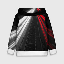 Толстовка-худи детская Unlimited Highway, цвет: 3D-белый