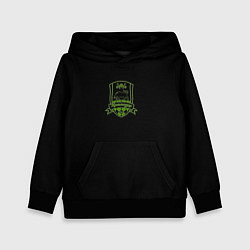Толстовка-худи детская Краснодар green theme, цвет: 3D-черный