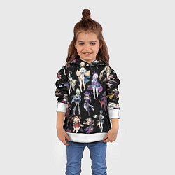 Толстовка-худи детская GENSHIN IMPACT ПЕРСОНАЖИ ИГРЫ HEROES, цвет: 3D-белый — фото 2