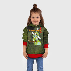 Толстовка-худи детская Reanimation - Linkin Park, цвет: 3D-красный — фото 2