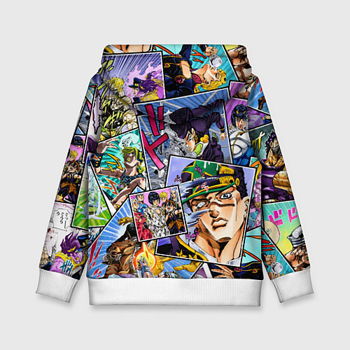 Детская толстовка JoJos Bizarre Adventure: Josuke / 3D-Белый – фото 2