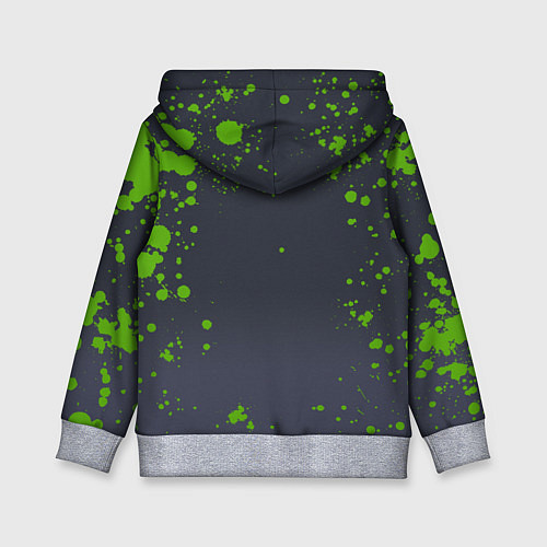 Детская толстовка Green Blood Metroid Dread / 3D-Меланж – фото 2