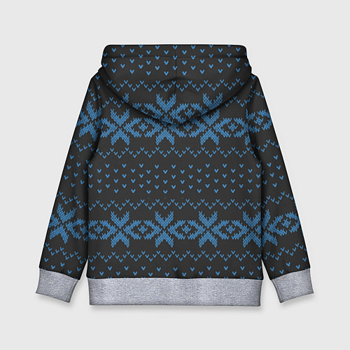 Детская толстовка BAD SANTA ПЛОХОЙ САНТА КЛАУС / 3D-Меланж – фото 2