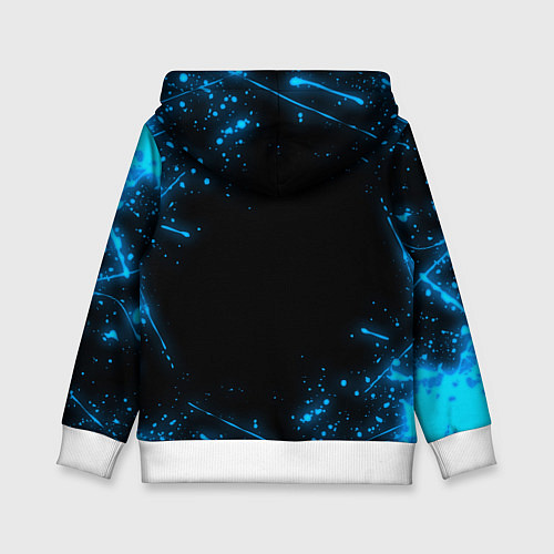 Детская толстовка PSG NEON STYLE SPORT ПСГ НЕОН / 3D-Белый – фото 2