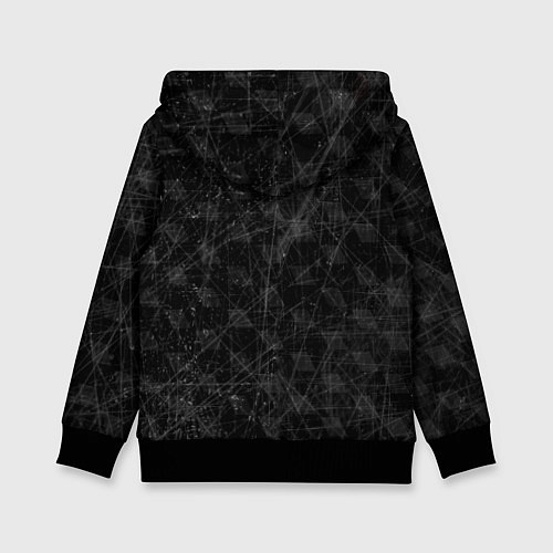 Детская толстовка ЦСКА Москва black theme / 3D-Черный – фото 2