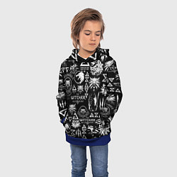 Толстовка-худи детская ВЕДЬМАК ЛОЛГОБОМБИНГ THE WITCHER, цвет: 3D-синий — фото 2