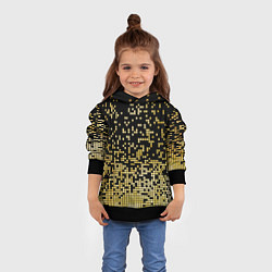 Толстовка-худи детская Fashion Pattern 2028, цвет: 3D-черный — фото 2