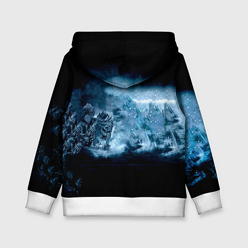 Детская толстовка Проклятье морей - Ария / 3D-Белый – фото 2