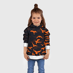 Толстовка-худи детская Стая Воронов, цвет: 3D-белый — фото 2