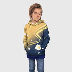 Толстовка-худи детская КОСТЮМ АЯКИ КАМИСАТО, цвет: 3D-синий — фото 2