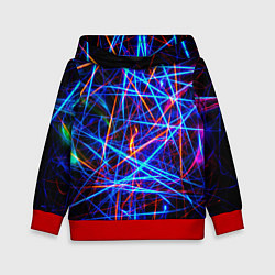Детская толстовка NEON LINES Glowing Lines Effect