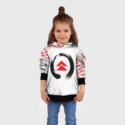 Толстовка-худи детская ПРИЗРАК ЦУСИМЫ ЭМБЛЕМА GHOST OF TSUSHIMA, цвет: 3D-черный — фото 2