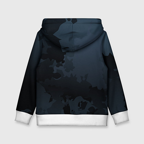 Детская толстовка Космический кот в планетах / 3D-Белый – фото 2