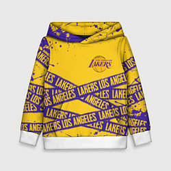 Толстовка-худи детская LAKERS SPORT LINE STYLE NBA, цвет: 3D-белый