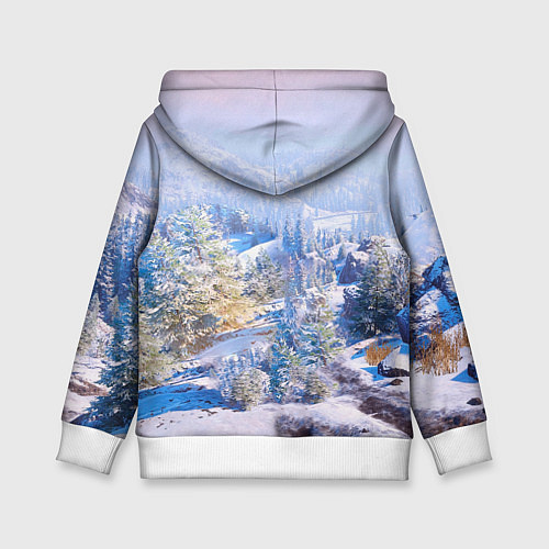 Детская толстовка SnowRunner Гонки по бездорожью / 3D-Белый – фото 2