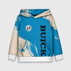 Толстовка-худи детская Buick Logo emblem, цвет: 3D-белый