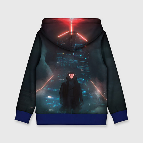 Детская толстовка Smash Into Pieces Big Bang Neon man / 3D-Синий – фото 2