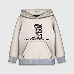 Толстовка-худи детская Тибо Куртуа, цвет: 3D-меланж