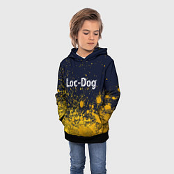 Толстовка-худи детская Loc-Dog Арт, цвет: 3D-черный — фото 2